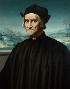 Portrait of Girolamo Benivieni by Ridolfo del Ghirlandaio